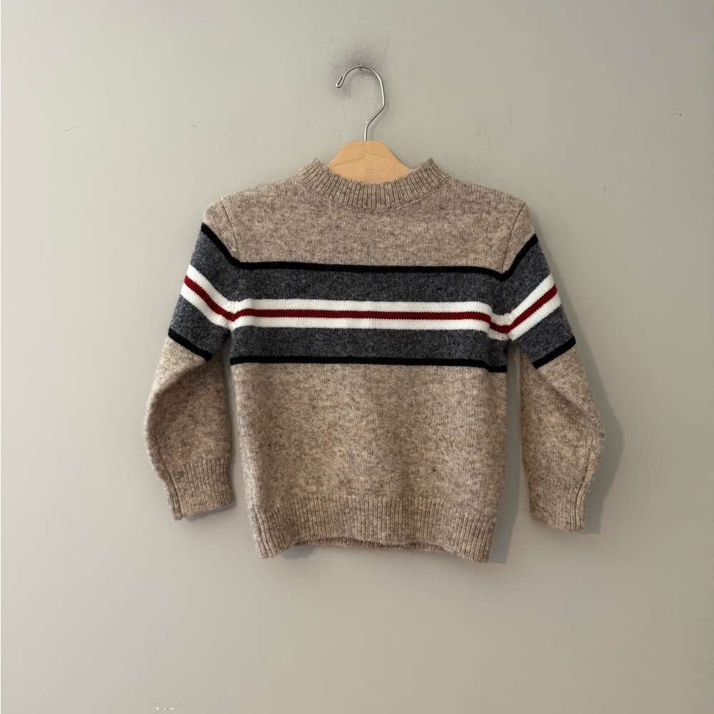 $14 ADD ON Mayoral Beige Wool Boys’ Sweater 5Y Janie and Jack‎ Zara